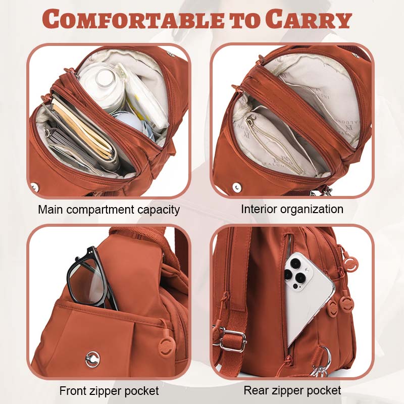 🎒 Multi-Functional Nylon Backpack · Your Stylish Everyday Companion