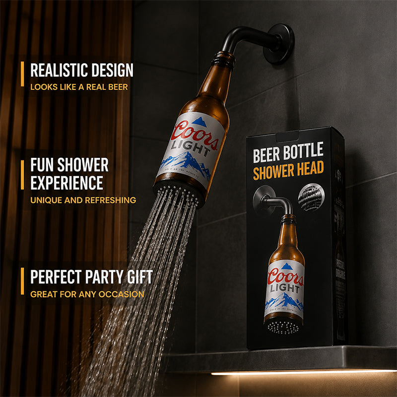 🍺 Beer Bottle Shower Head – The Ultimate Banter Gift for Beer Lovers! 🚿
