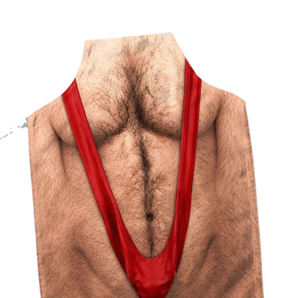 Be The Life Of The BBQ! 😂 Realistic Hairy Chest Novelty Apron