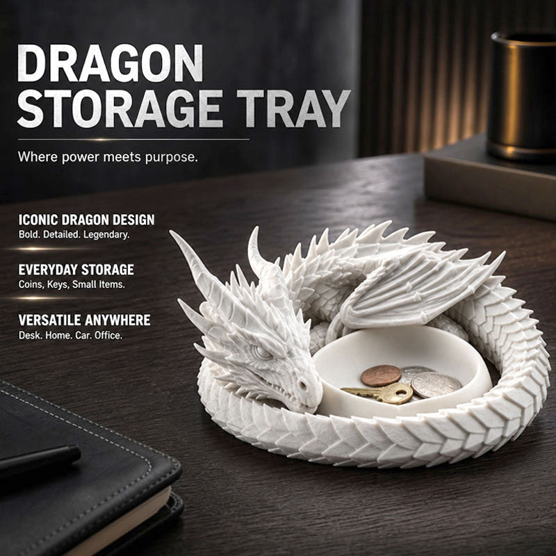 Protect Your Essentials with the Mystic Dragon Catch-All Tray – No More Lost Keys! ⚔️