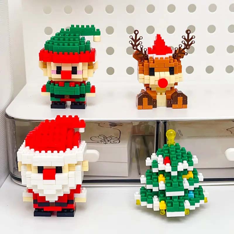 Christmas Advent Calendar Building Block Set