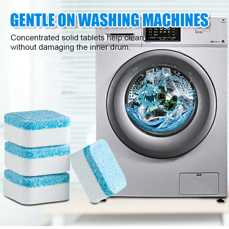 Goodbye Stinky Laundry! 🧼 Deep Cleansing Tablets For Sparkling, Limescale-Free Washing Machines