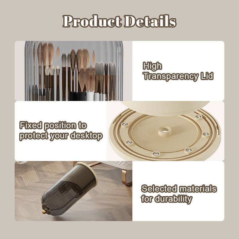 Birdcage Revolving Makeup Organiser – Vintage Elegance for Your Vanity ✨💄
