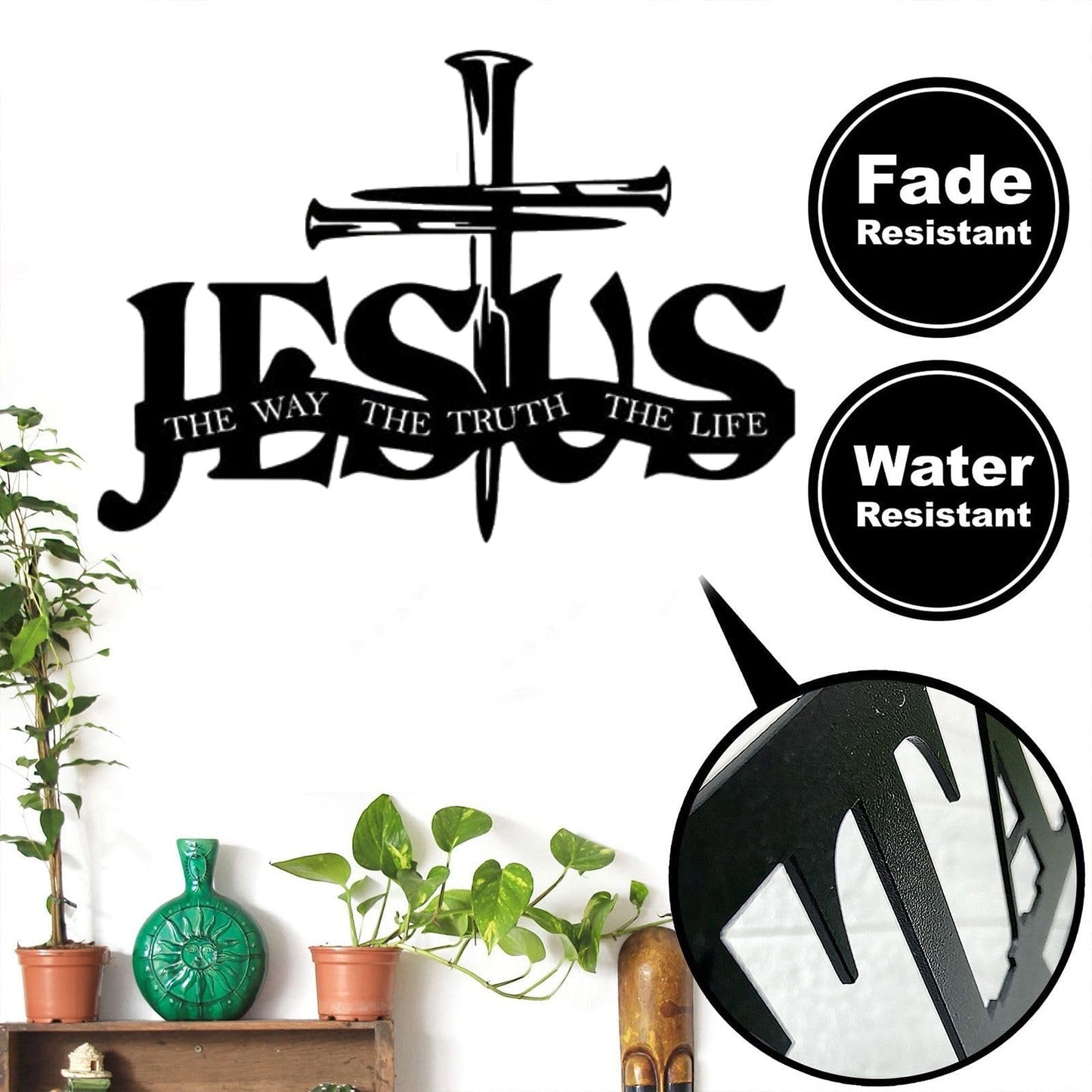 (🎁49% OFF)🔥Jesus & Cross Design Wall Art - ⌛Limited Handmade Series