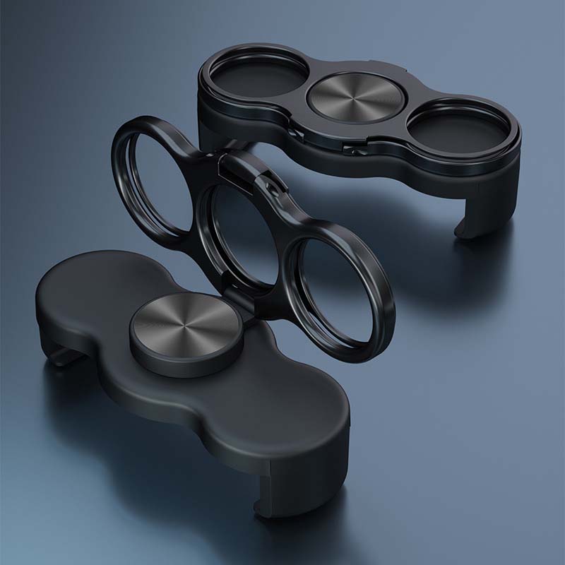 🦾2 in 1 magnetic folding metal phone clip holder🎡✨