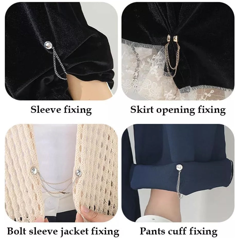 Elegant Magnetic Styling Clips 💫 No-Sew Tailoring for Every Wardrobe