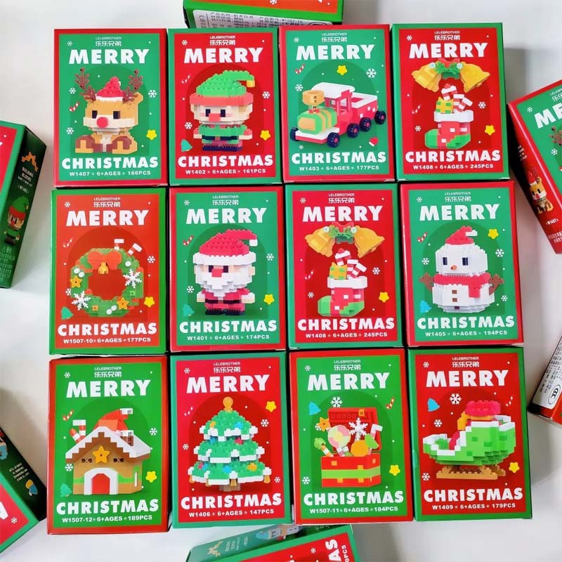 Christmas Advent Calendar Building Block Set