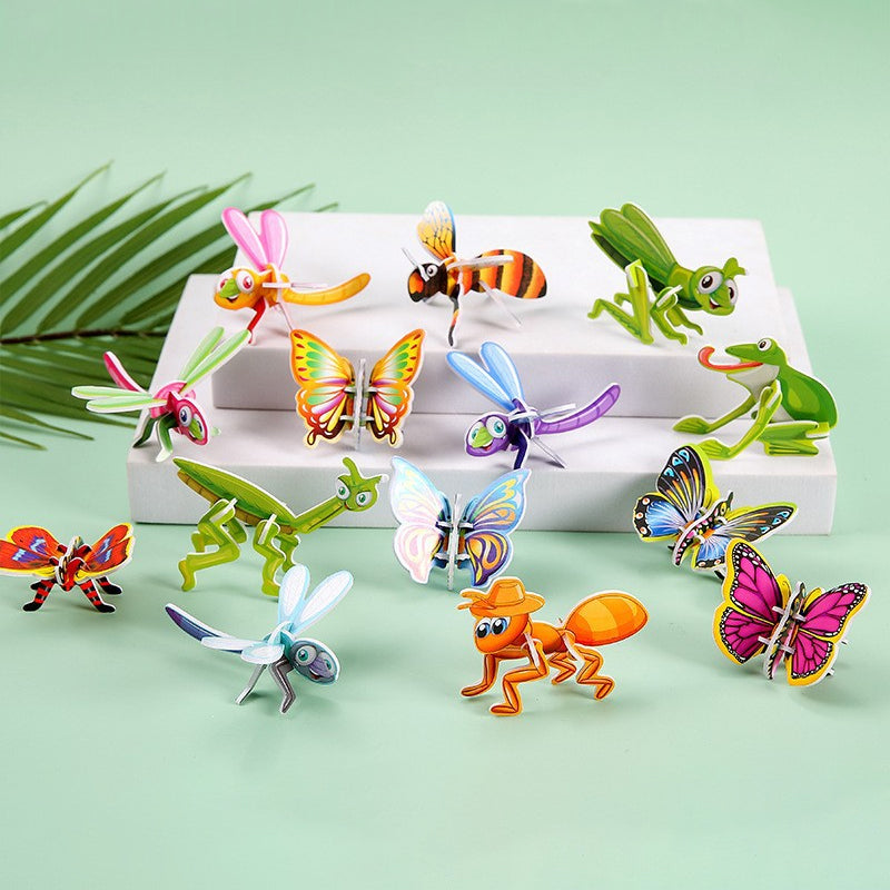 3D Creative Creature Puzzle Collection (Set of 30 Unique Designs) ✨