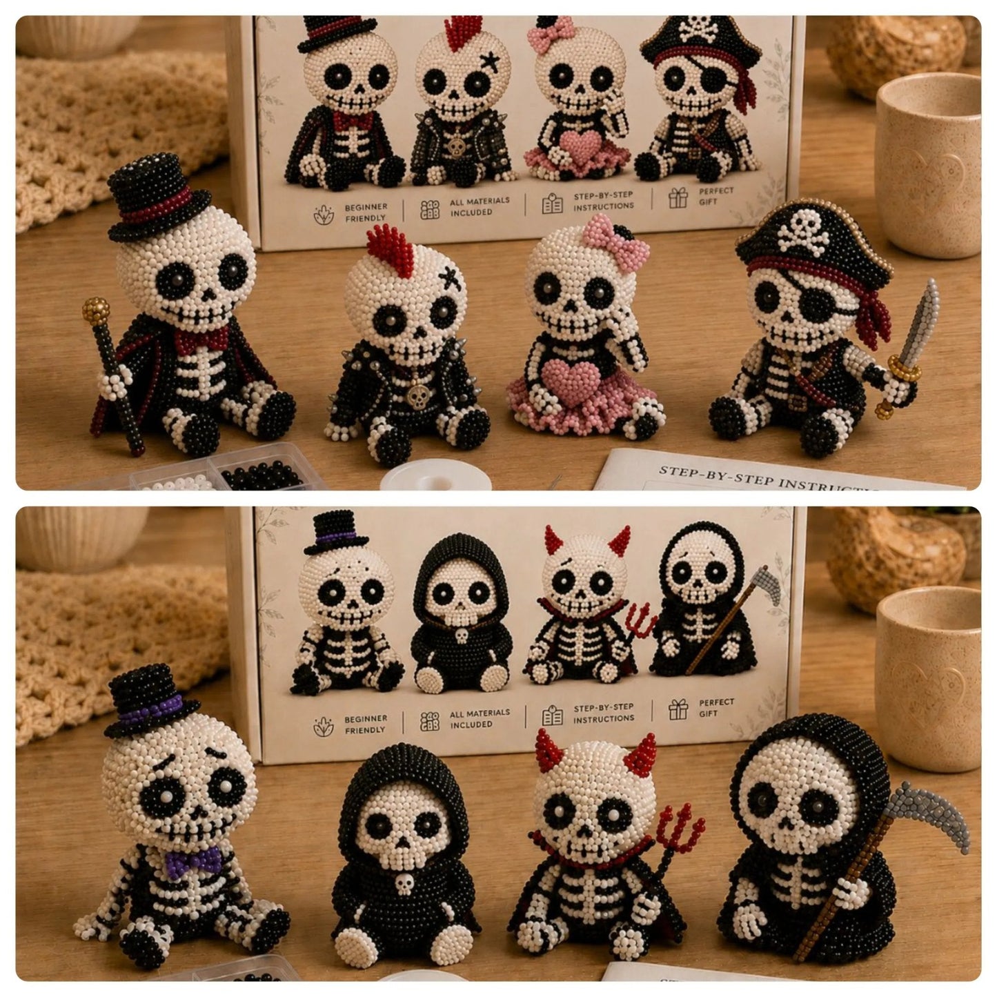 🏴‍☠️ Deeply Satisfying & Mindful: Craft Highly Defined 3D Gothic Miniatures Today! 🔮