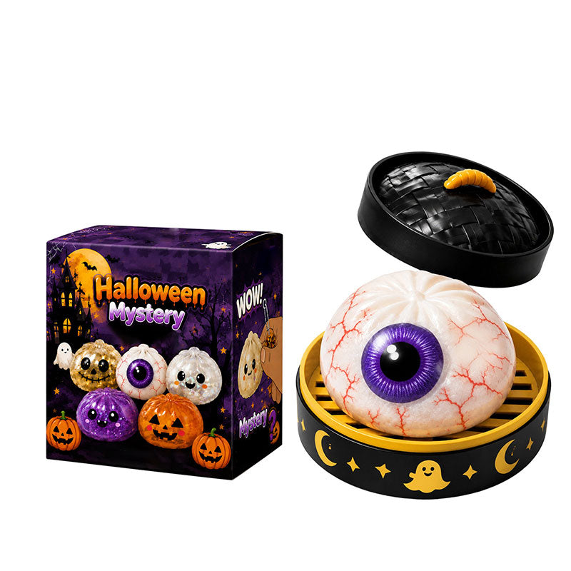 👻 Premium Halloween Squishy Toy — Choose Your Character (No Blind Box)! 👁️