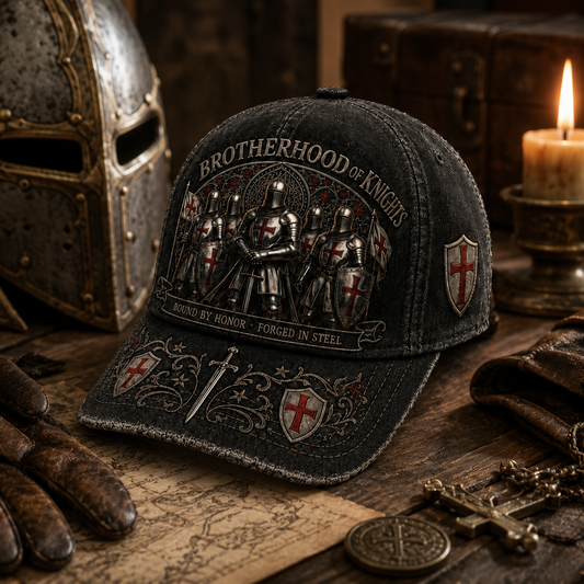 Brotherhood of Knights Cap: Bound by Honour & Loyalty 🛡️