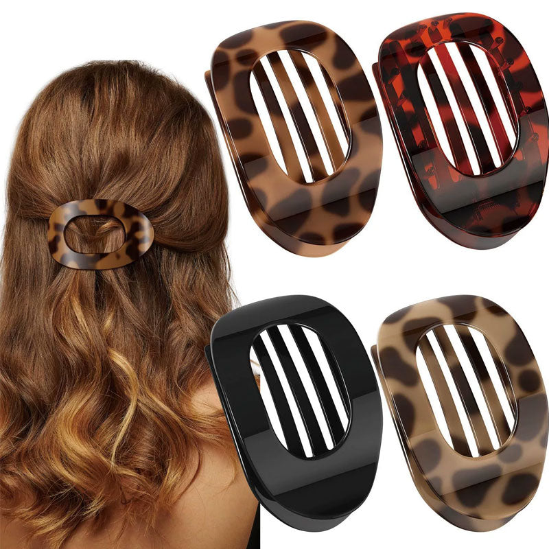 Oval hair grip set
