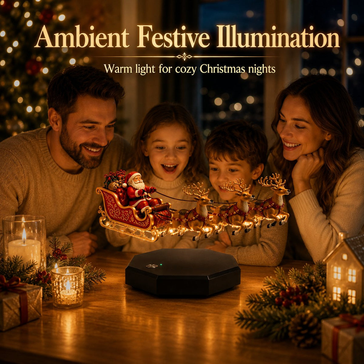 How Is It Floating? 🎅 The Magical Levitating Santa That Brings Instant Wonder