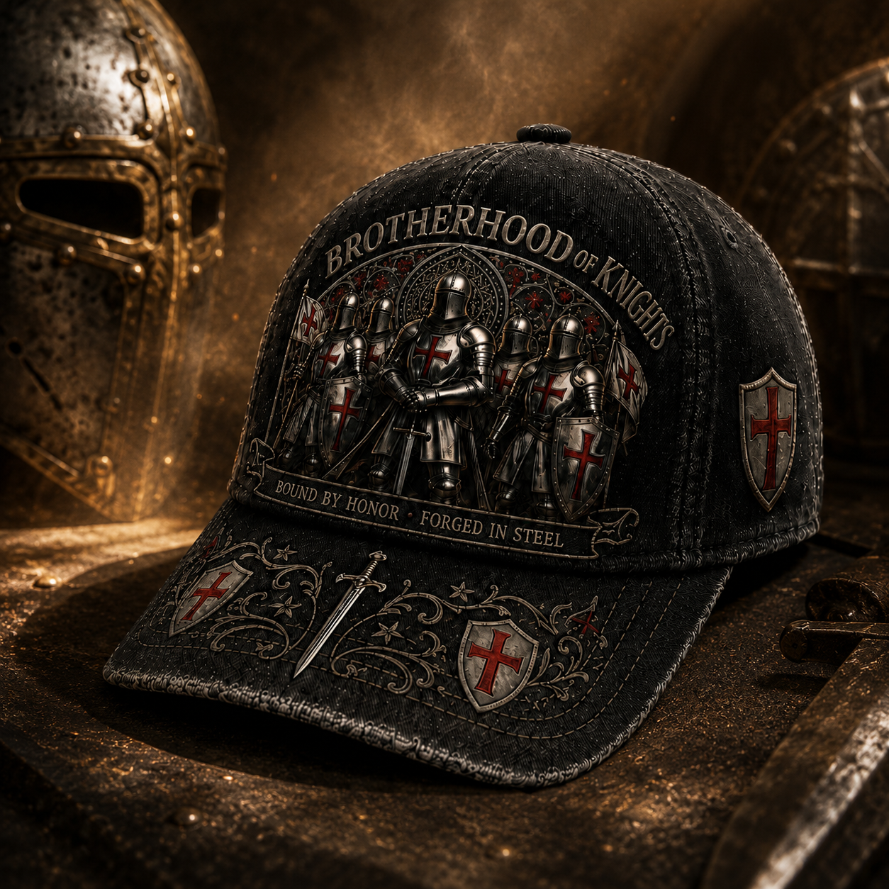 Brotherhood of Knights Cap: Bound by Honour & Loyalty 🛡️