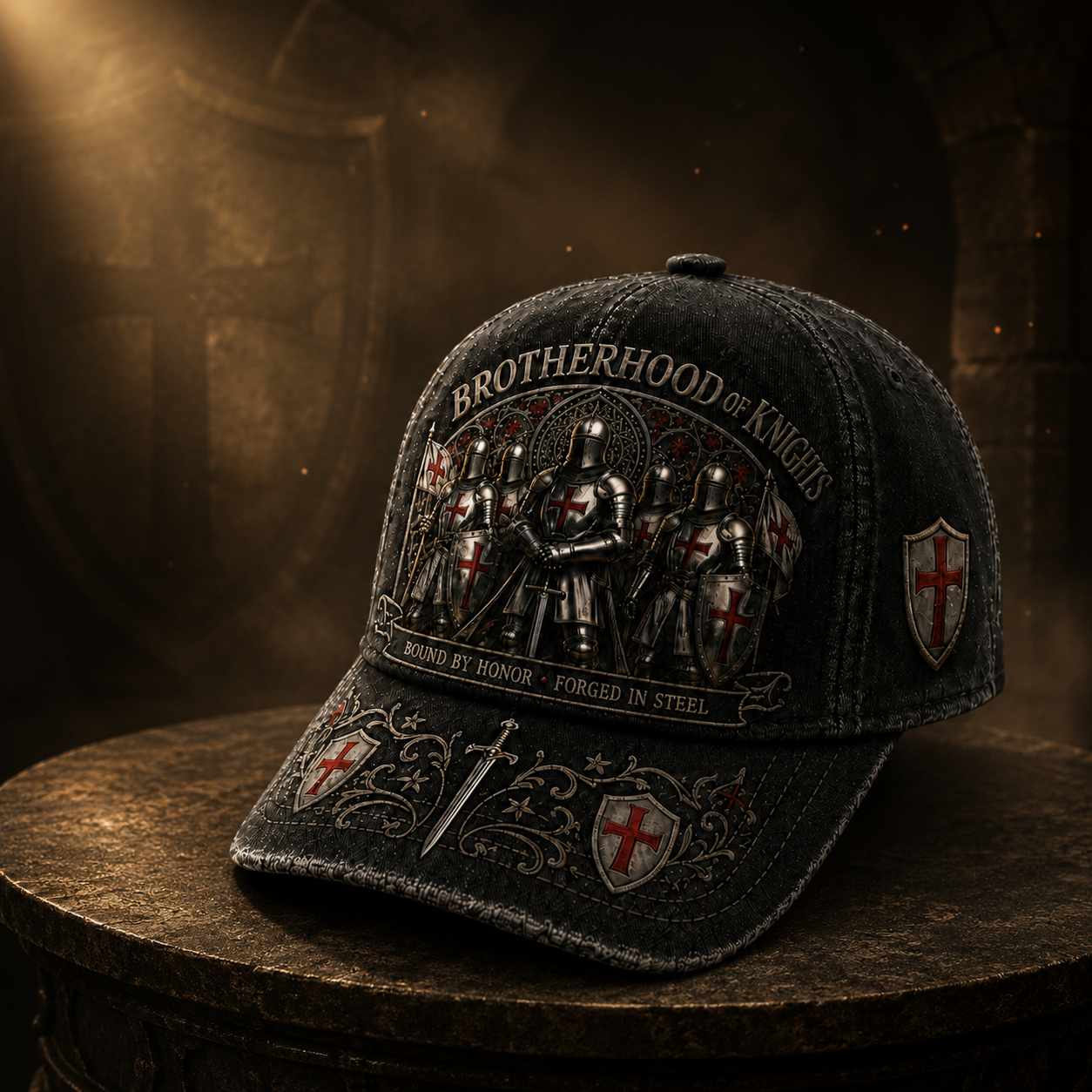Brotherhood of Knights Cap: Bound by Honour & Loyalty 🛡️