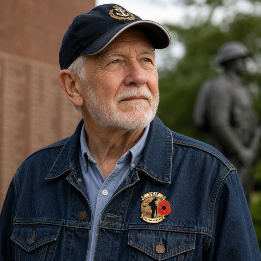 Honor Their Sacrifice 🌹 80th Anniversary Brooch (Free Delivery Funded by 80th Remembrance Grant – Ends Today)
