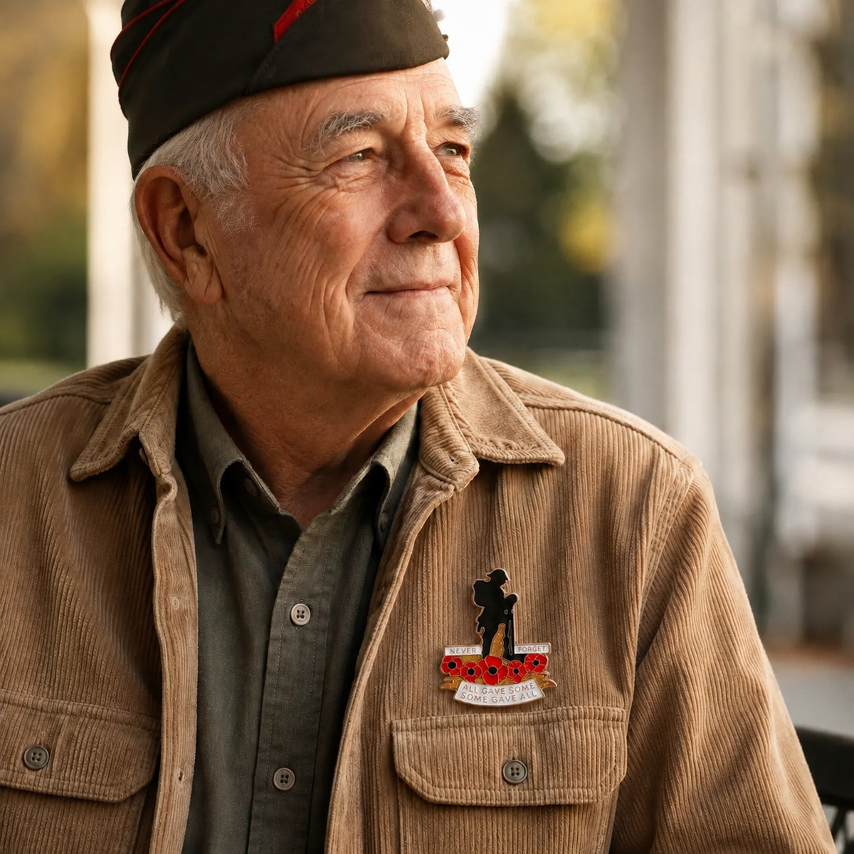🌹 Honour Their Sacrifice | 111th Anniversary Red Poppy Brooch 🎖️
