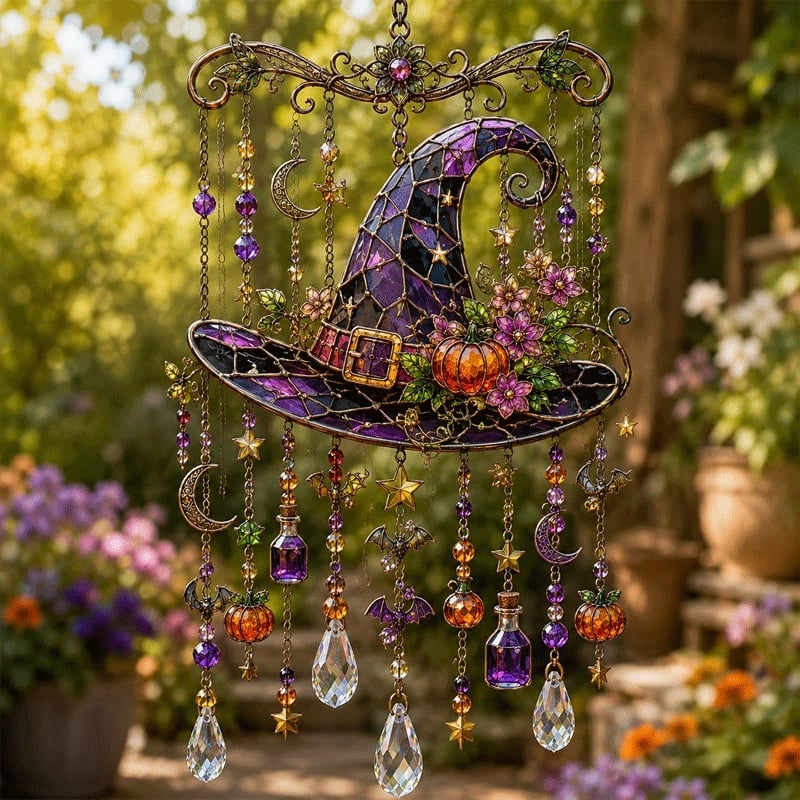 🎃Cast Rainbow Light with Gothic Halloween Wind Chimes! 🎃✨