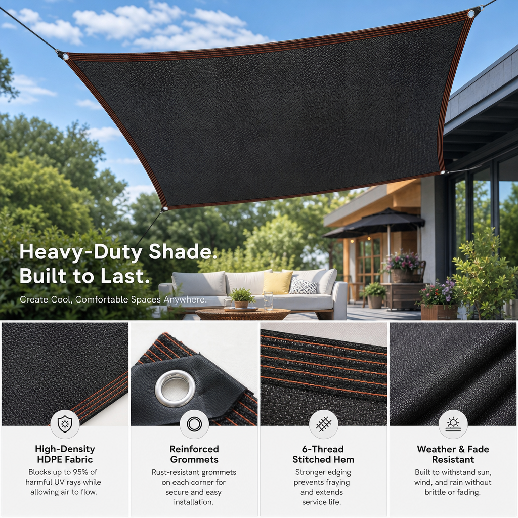 Beat the Summer Heatwave: Transform Your Sun-Drenched Patio into a Cool, Shaded Oasis! ☀️➡️🏡