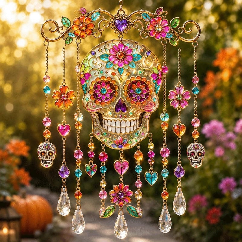 🎃Cast Rainbow Light with Gothic Halloween Wind Chimes! 🎃✨