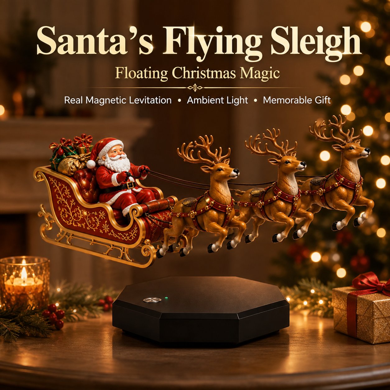 How Is It Floating? 🎅 The Magical Levitating Santa That Brings Instant Wonder