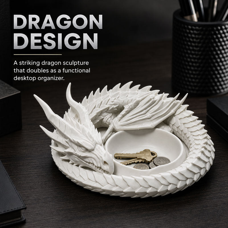 Protect Your Essentials with the Mystic Dragon Catch-All Tray – No More Lost Keys! ⚔️