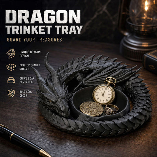 Protect Your Essentials with the Mystic Dragon Catch-All Tray – No More Lost Keys! ⚔️