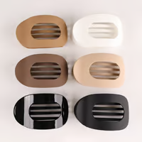 Oval hair grip set