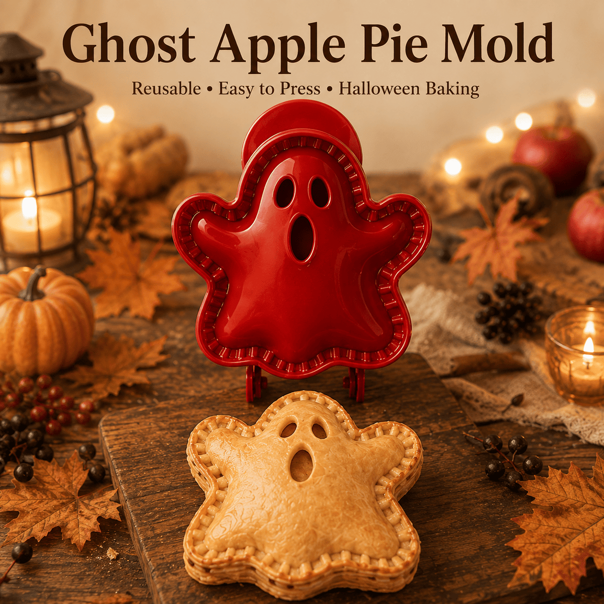 🕸️ 8-Pack Halloween Pocket Pie Molds – Bake Delightfully Spooky Mini Pies at Home!