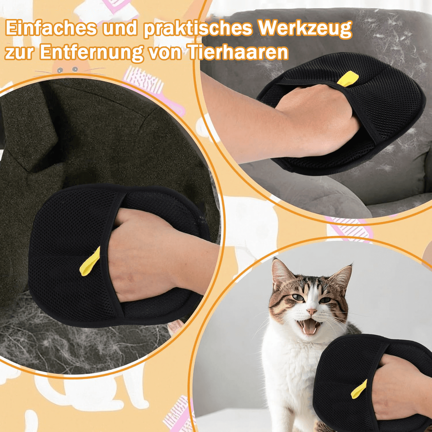 🔥Last day 49% off🔥Pet hair removal gloves