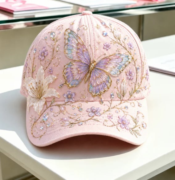 🌸🌿 Garden Morning Baseball Cap: Gentle Sunshine & Everyday Coziness! ☀️🌱🧢