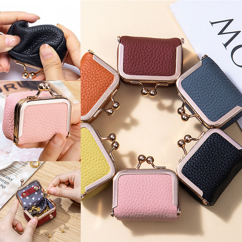 Full-grain Leather Mini Jewellery Box ✨ Travel-Ready Treasure Vault 👜