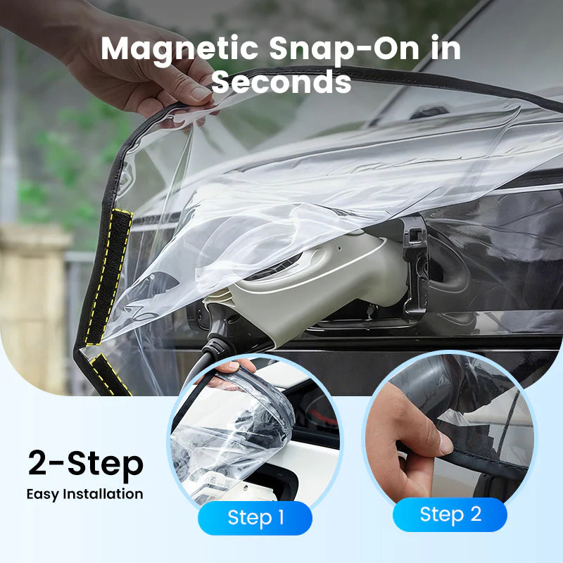 🧲 Magnetic Waterproof Charging Port Cover — All-Weather Protection 🌧️