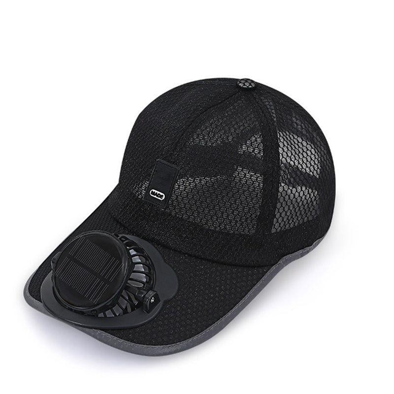☀️ Premium Solar Powered Fan Cap — Ultimate Cooling with UPF50+! 🌬️🔥