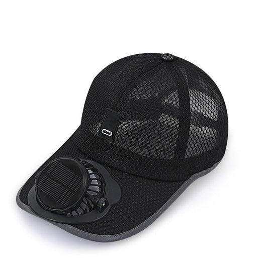 ☀️ Premium Solar Powered Fan Cap — Ultimate Cooling with UPF50+! 🌬️🔥