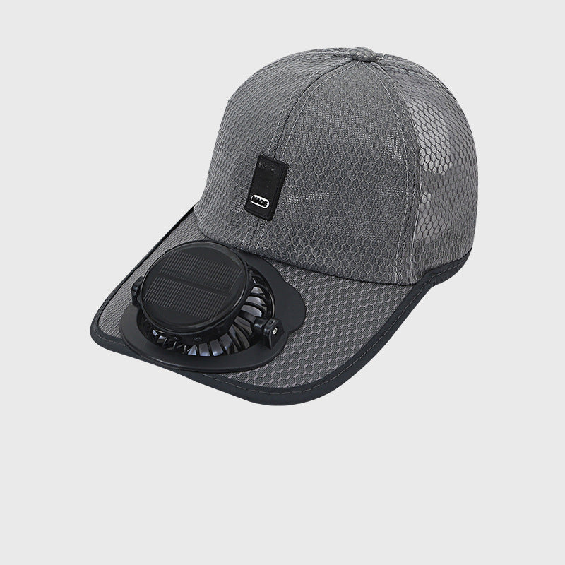 ☀️ Premium Solar Powered Fan Cap — Ultimate Cooling with UPF50+! 🌬️🔥