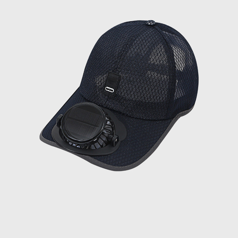 ☀️ Premium Solar Powered Fan Cap — Ultimate Cooling with UPF50+! 🌬️🔥