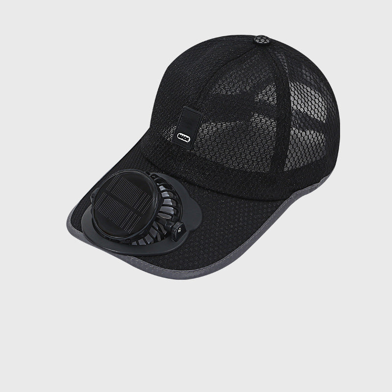 ☀️ Premium Solar Powered Fan Cap — Ultimate Cooling with UPF50+! 🌬️🔥