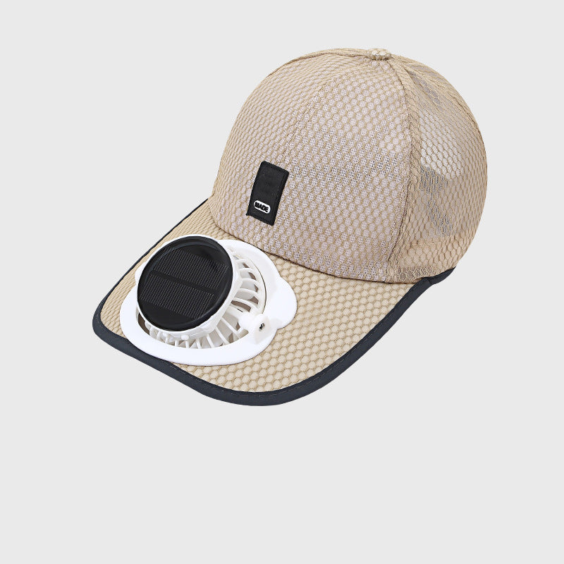 ☀️ Premium Solar Powered Fan Cap — Ultimate Cooling with UPF50+! 🌬️🔥