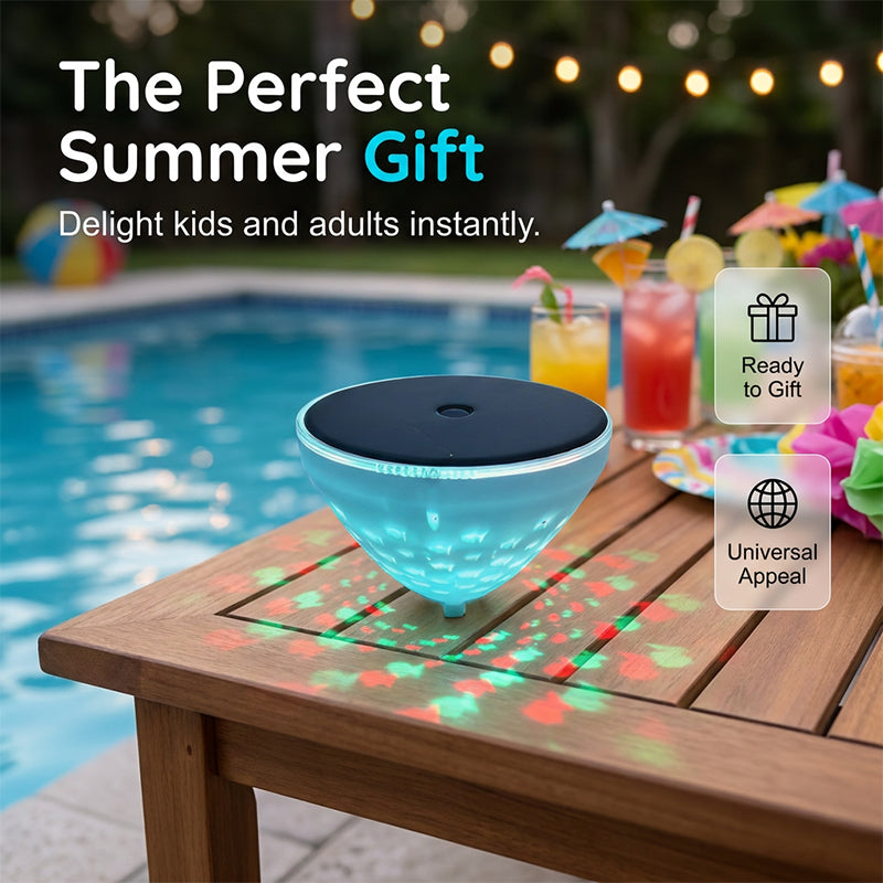 Transform Your Pool into a Magical Oasis – Solar-Powered, Effortless & Stunning.